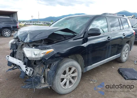 2012 Toyota Highlander Base V6/Se V6 z USA, uszkodzony, nr VIN 5TDBK3EH0CS127237